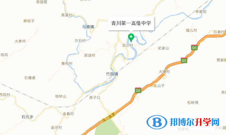 四川省青川第一高級(jí)中學(xué)地址在哪里