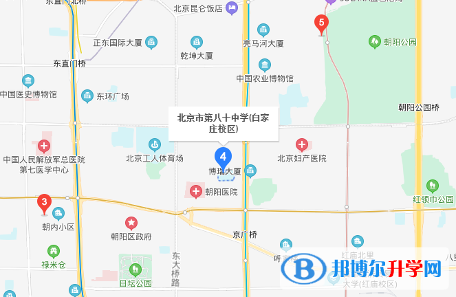 北京第八十中學國際部地址在哪里