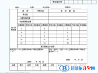 自貢2021年中考報考志愿表