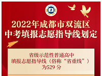 成都市雙流區(qū)2022中考分數(shù)線（成都市雙流區(qū)中考）