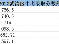 2022天津武清區(qū)中考錄取分?jǐn)?shù)線（天津武清區(qū)中考）