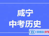 2025咸寧市中考?xì)v史滿分是多少？